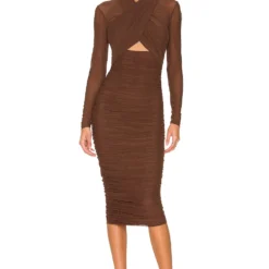 Bardot ROBE ALIYAH Chocolate 10 Bardot ROBE ALIYAH Chocolate -Pas Cher Tendricia Magasin BARD WD468 V1 1