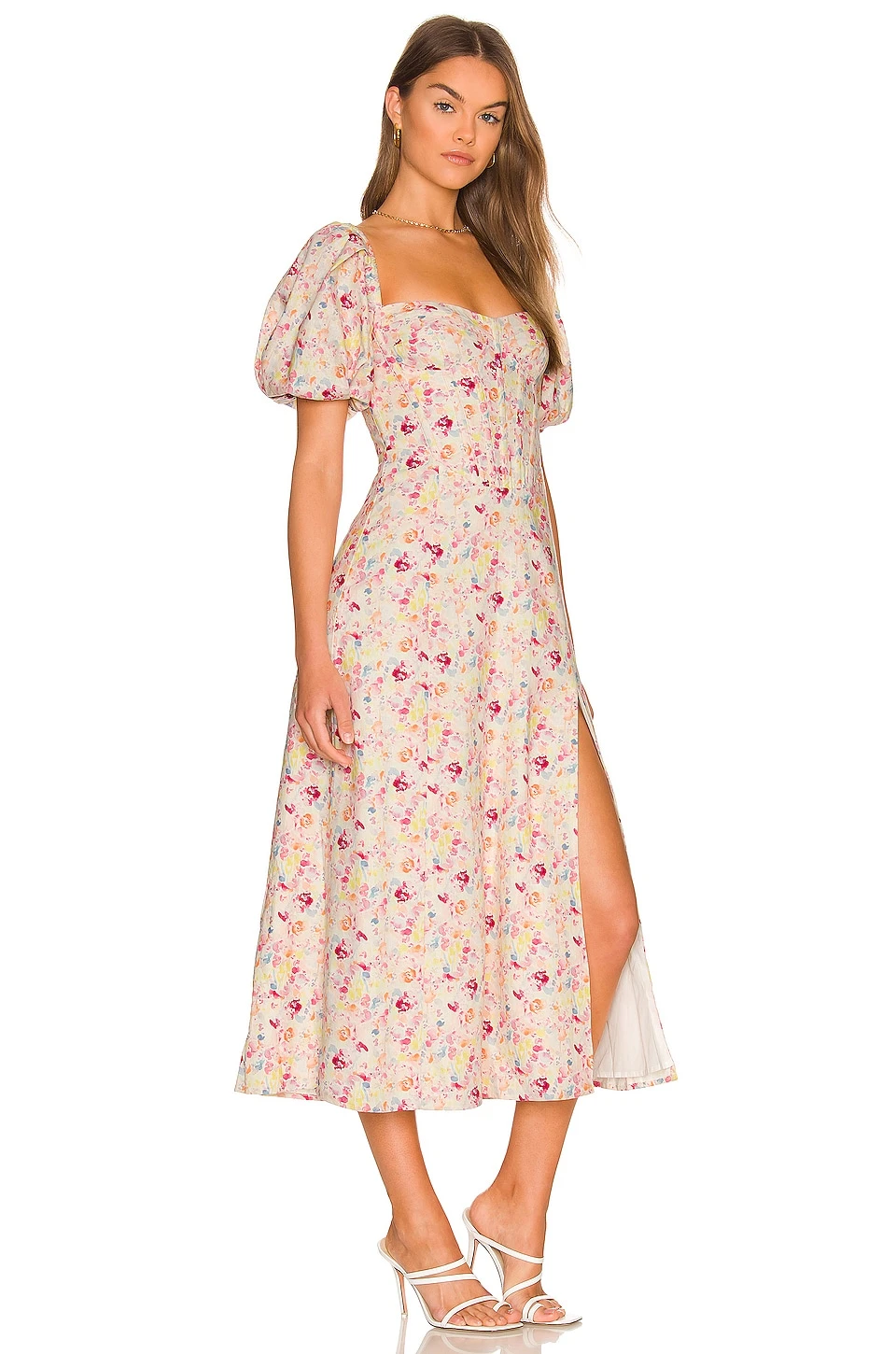 Bardot ROBE FLORAL Paint Floral 4 Bardot ROBE FLORAL Paint Floral – Image 2