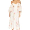 Bardot ROBE LUCIA Painterly Floral -Pas Cher Tendricia Magasin BARD WD633 V1