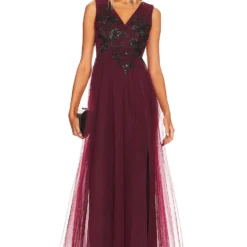 BCBGMAXAZRIA ROBE DE SOIRÉE LONGUE Deep Cranberry 10 BCBGMAXAZRIA ROBE DE SOIRÉE LONGUE Deep Cranberry -Pas Cher Tendricia Magasin BCB WD885 V4