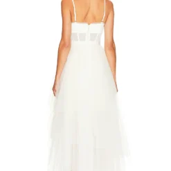 BCBGMAXAZRIA ROBE DE SOIRÉE EN TULLE Gardenia 9 BCBGMAXAZRIA ROBE DE SOIRÉE EN TULLE Gardenia -Pas Cher Tendricia Magasin BCB WD886 V3