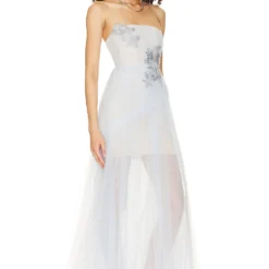 BCBGMAXAZRIA ROBE DE SOIRÉE Sky Blue -Pas Cher Tendricia Magasin BCB WD909 V2