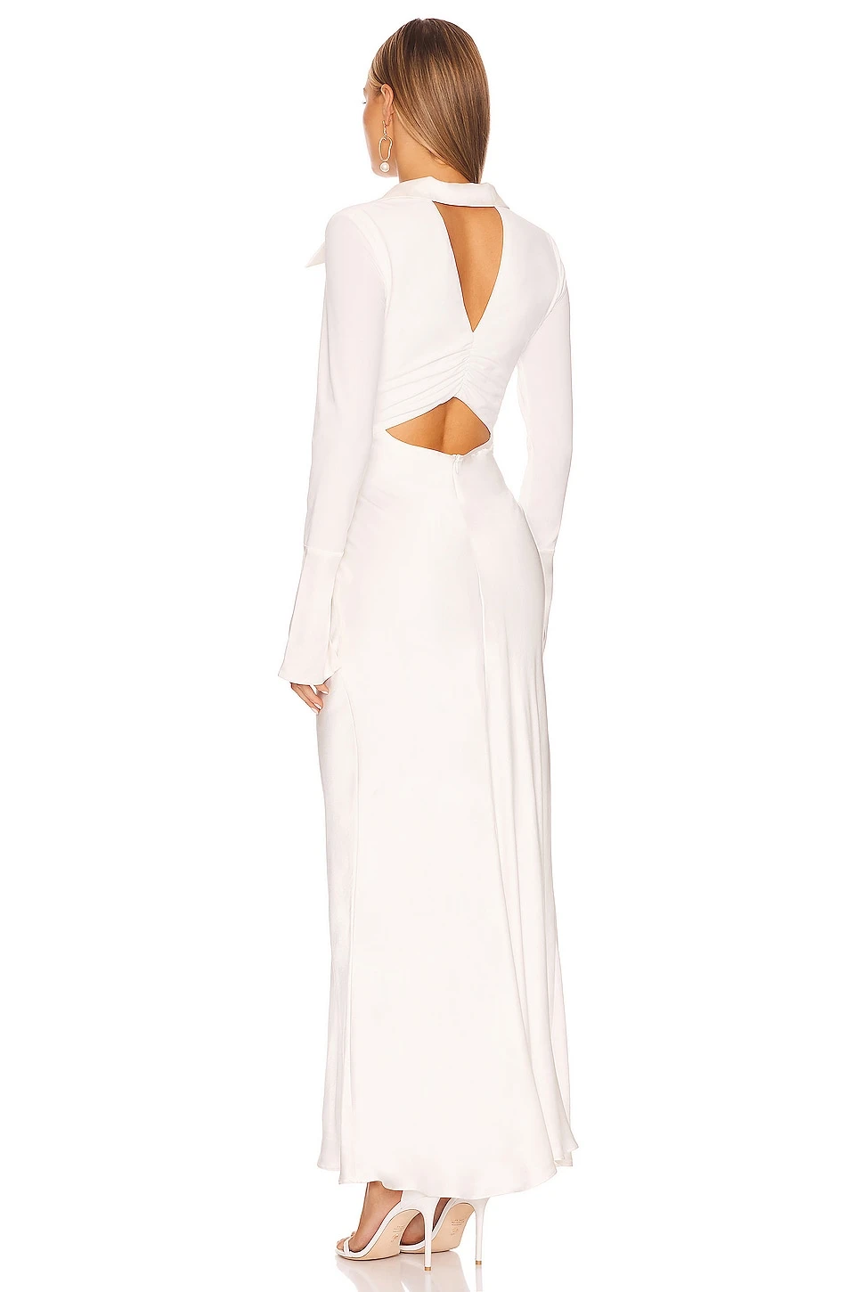 BEC + BRIDGE ROBE MAXI AMBER Ivory 5 BEC + BRIDGE ROBE MAXI AMBER Ivory – Image 3