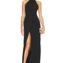 BEC + BRIDGE ROBE MAXI RIRI Black