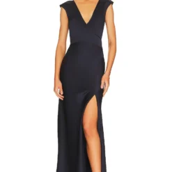 BEC + BRIDGE ROBE MAXI KIMBERLY Ink