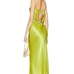 BEC + BRIDGE ROBE MOONDANCE Chartreuse Green