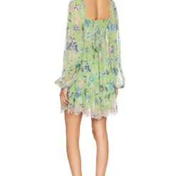 ROBE SHORT Pear Green -Pas Cher Tendricia Magasin BENE WD259 V3