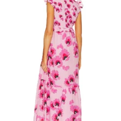 ROBE MI-LONGUE CONSTANCE FLORAL MIX -Pas Cher Tendricia Magasin BJNA WD89 V3