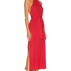 ROBE SMOCKED WAIST HALTER MIDI DRESS Azaleza 8 ROBE SMOCKED WAIST HALTER MIDI DRESS Azaleza -Pas Cher Tendricia Magasin BLD WD109 V3