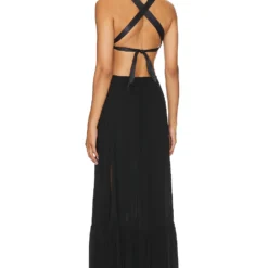 ROBE LONGUE HANNA Black -Pas Cher Tendricia Magasin BOAM WD24 V3