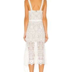 ROBE DENTELLE TIFFANY White 7 ROBE DENTELLE TIFFANY White -Pas Cher Tendricia Magasin BROR WD129 V3