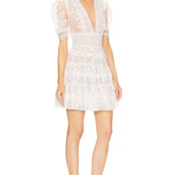 ROBE MEGAN Blanc 6 ROBE MEGAN Blanc -Pas Cher Tendricia Magasin BROR WD171 V2