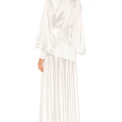 ROBE DE SOIRÉE CARMEN White -Pas Cher Tendricia Magasin BROR WD209 V3