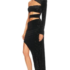 ROBE DE SOIRÉE JAMILIA Black -Pas Cher Tendricia Magasin BROR WD480 V3