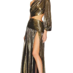 ROBE DE SOIRÉE JAFARI Gold -Pas Cher Tendricia Magasin BROR WD484 V3