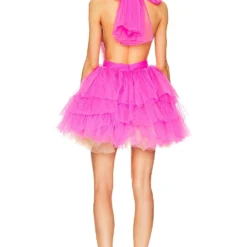 ROBE ANNA Hot Pink 7 ROBE ANNA Hot Pink -Pas Cher Tendricia Magasin BROR WD506 V3