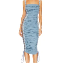 ROBE BRITNEY Blue 8 ROBE BRITNEY Blue -Pas Cher Tendricia Magasin BROR WD511 V3