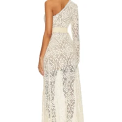 ROBE DE SOIRÉE AMEENA Cream -Pas Cher Tendricia Magasin BROR WD534 V3