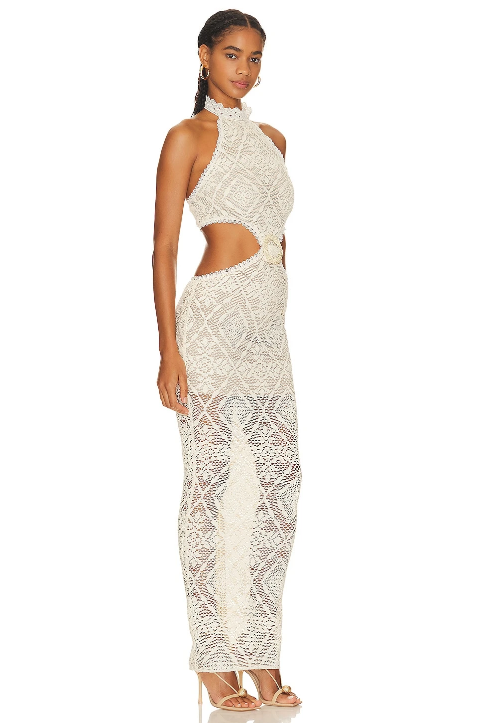 ROBE DE SOIRÉE AMEENA Cream 4 ROBE DE SOIRÉE AMEENA Cream – Image 2