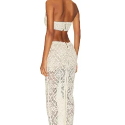 ROBE DE SOIRÉE AMEENA Cream 7 ROBE DE SOIRÉE AMEENA Cream -Pas Cher Tendricia Magasin BROR WD552 V3