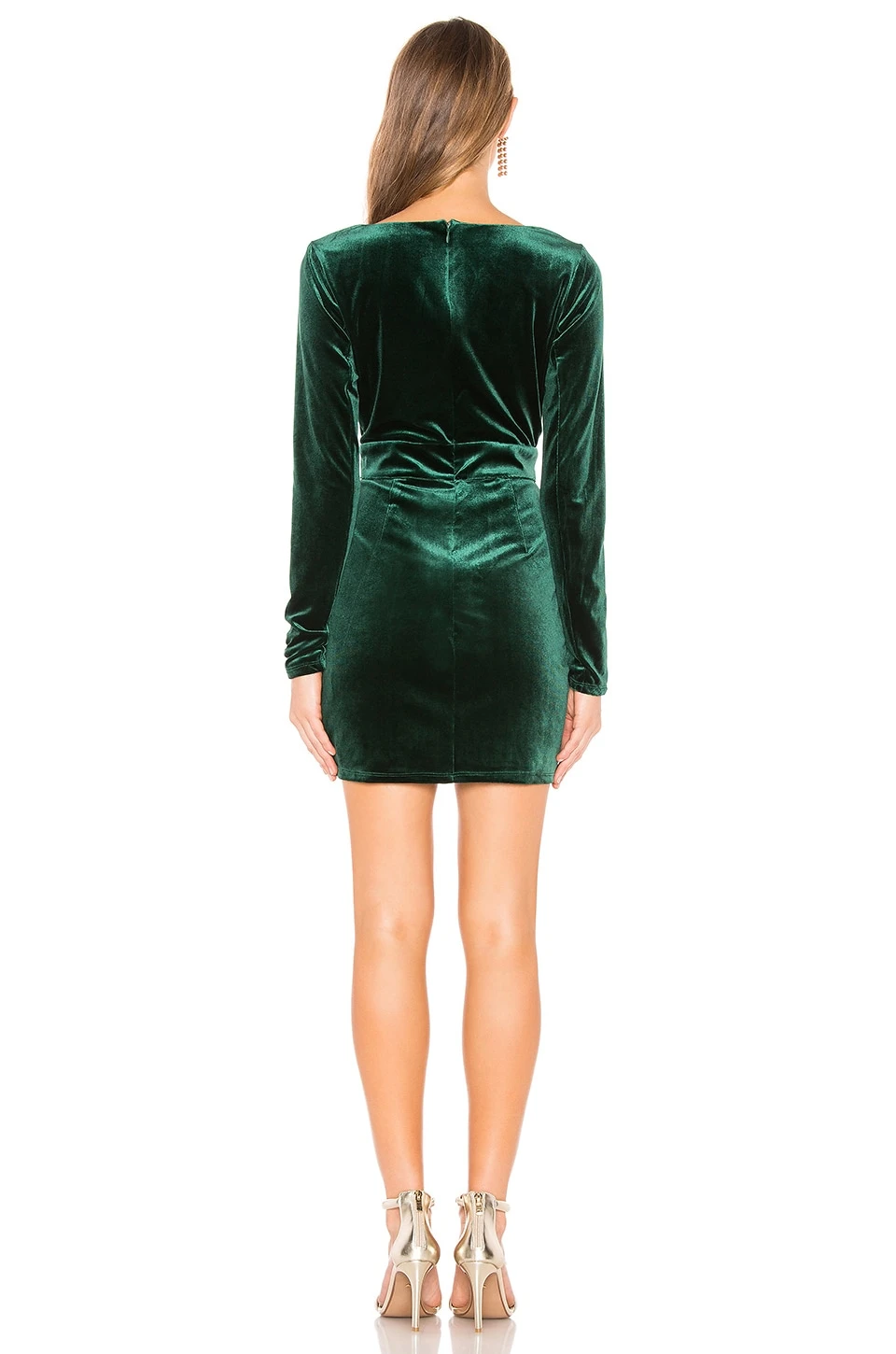 ROBE MANCHES LONGUES CRISTA Green 5 ROBE MANCHES LONGUES CRISTA Green – Image 3