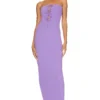 ROBE MAXI VIENNA Purple -Pas Cher Tendricia Magasin BYDR WD16 V1