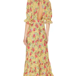 ROBE SPRING Camelia Yellow -Pas Cher Tendricia Magasin BYTR WD11 V3