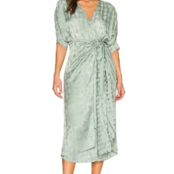 ROBE MI-LONGUE SAMI Mint -Pas Cher Tendricia Magasin CAHN WD52 V4