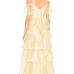 Cinq A Sept ROBE DE SOIRÉE DORIS Macaroon -Pas Cher Tendricia Magasin CINR WD262 V3