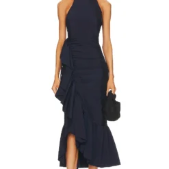 Cinq A Sept ROBE DE SOIRÉE NEENA Black -Pas Cher Tendricia Magasin CINR WD316 V1