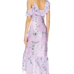 Cinq A Sept ROBE KERSTI Lilac Wine Multi -Pas Cher Tendricia Magasin CINR WD325 V3