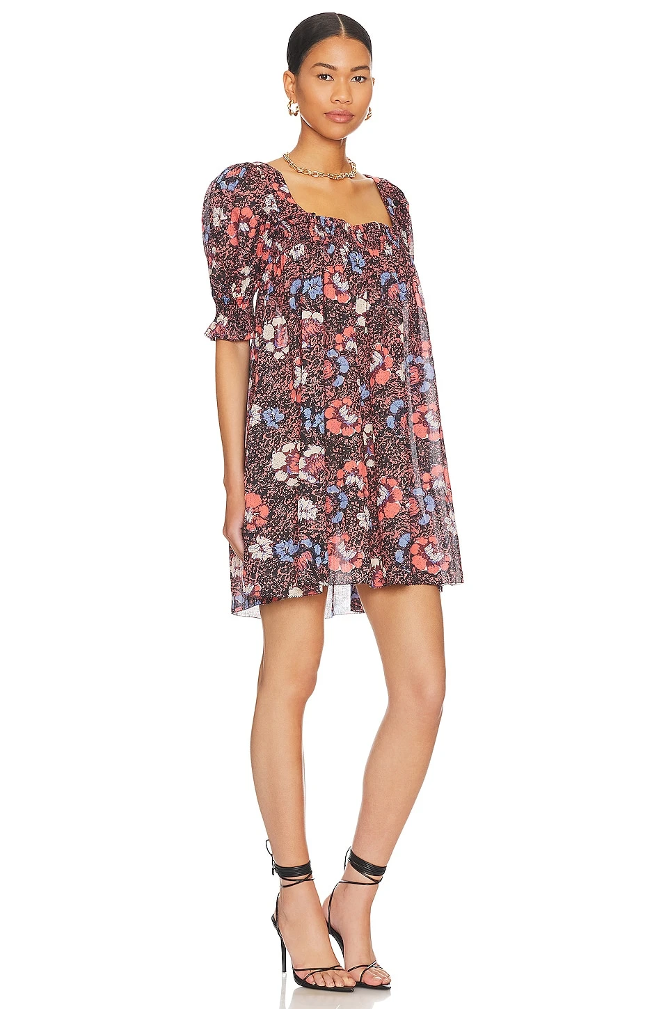 ROBE COURTE MISCHA Calista Floral 4 ROBE COURTE MISCHA Calista Floral – Image 2