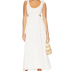 ROBE MI-LONGUE JAYLIN Rainbow Check