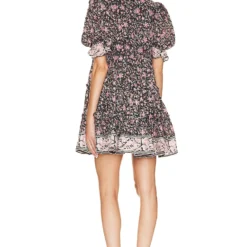 ROBE COURTE LAUREN Fan Print 8 ROBE COURTE LAUREN Fan Print -Pas Cher Tendricia Magasin CLEO WD435 V3