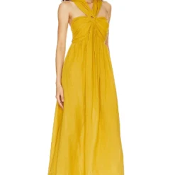 ROBE MAXI AURELIA Marigold -Pas Cher Tendricia Magasin CLEO WD440 V2