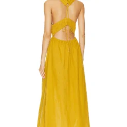 ROBE MAXI AURELIA Marigold -Pas Cher Tendricia Magasin CLEO WD440 V3