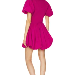 ROBE COURTE LALITA Magenta -Pas Cher Tendricia Magasin CLEO WD443 V3