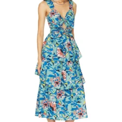 ROBE MI-LONGUE IMARA Calypso -Pas Cher Tendricia Magasin CLEO WD445 V2