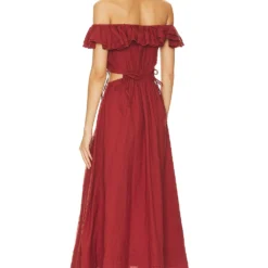 ROBE MI-LONGUE DARIA Brick 7 ROBE MI-LONGUE DARIA Brick -Pas Cher Tendricia Magasin CLEO WD446 V3