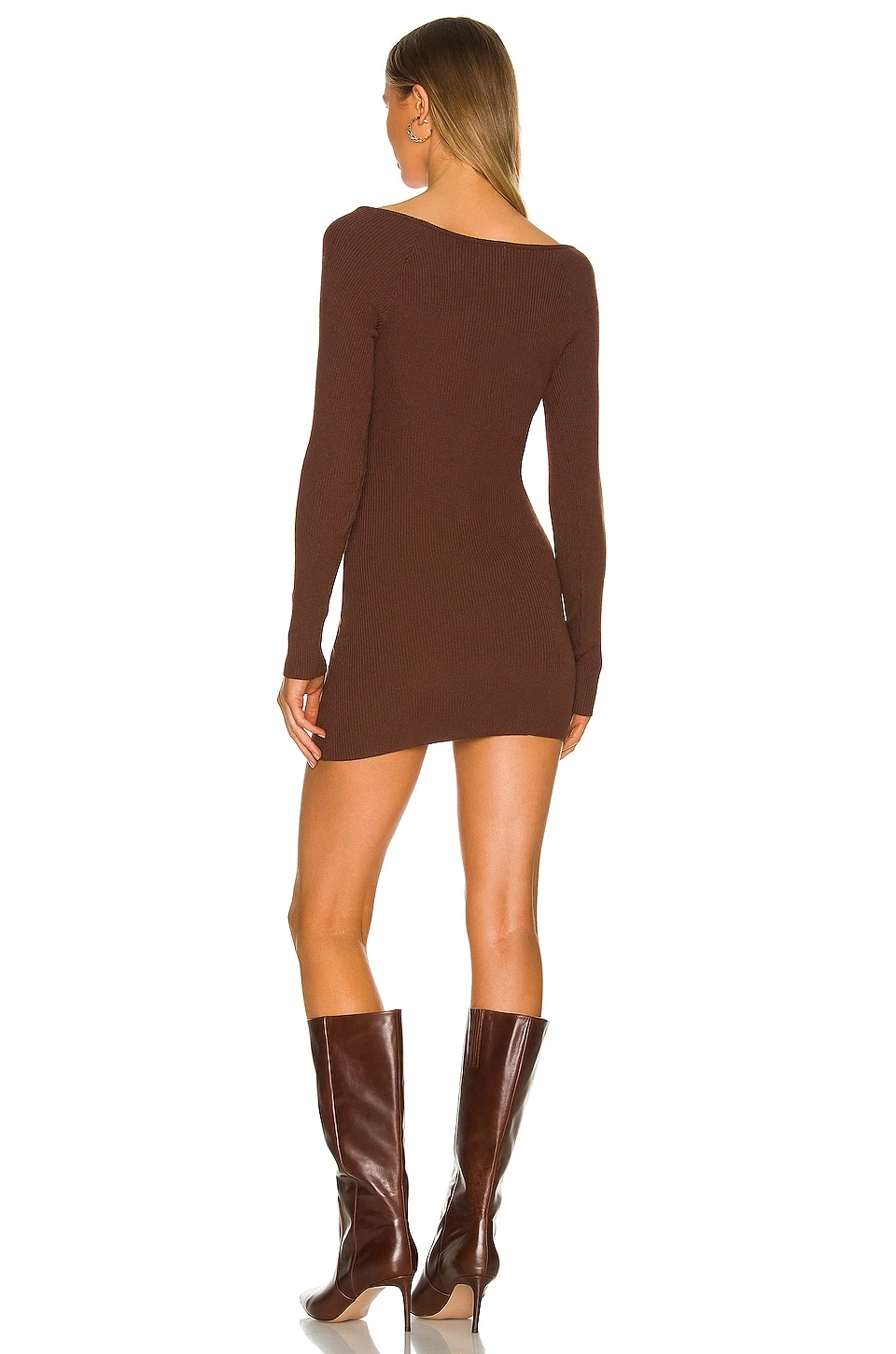 Camila Coelho ROBE CIARA Chocolate 5 Camila Coelho ROBE CIARA Chocolate – Image 3