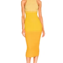 Camila Coelho ROBE CRESSIDA Red & Orange Ombre -Pas Cher Tendricia Magasin COEL WD211 V1