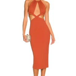 Camila Coelho ROBE MI-LONGUE RIDA Redwood