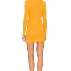 Camila Coelho ROBE COURTE AGATA Yellow -Pas Cher Tendricia Magasin COEL WD232 V3