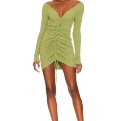 Camila Coelho ROBE CIARA Sage Green