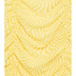 Camila Coelho ROBE TRIXIE Yellow Gingham -Pas Cher Tendricia Magasin COEL WD341 V4