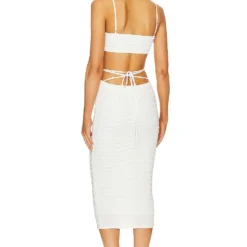 Camila Coelho ROBE CAREY Ivory 7 Camila Coelho ROBE CAREY Ivory -Pas Cher Tendricia Magasin COEL WD344 V3