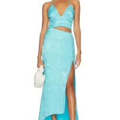 Camila Coelho ROBE JEMMA Bright Blue