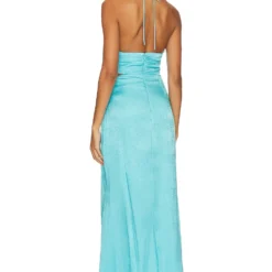 Camila Coelho ROBE JEMMA Bright Blue -Pas Cher Tendricia Magasin COEL WD355 V3