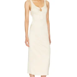 Camila Coelho ROBE FERN Cream 6 Camila Coelho ROBE FERN Cream -Pas Cher Tendricia Magasin COEL WD369 V2