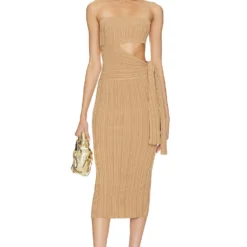 Camila Coelho ROBE KATELL Tan